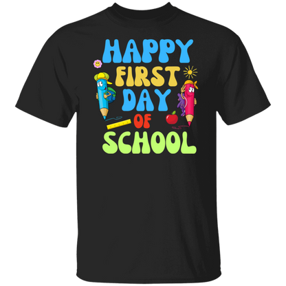 Happy First Day of School back to school t*shirt for boys and girlsT-Shirt