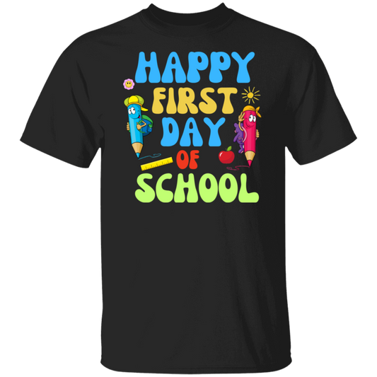 Happy First Day of School back to school t*shirt for boys and girlsT-Shirt