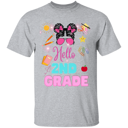 youth Back-to-school graphic tees 100% Cotton T-Shirt