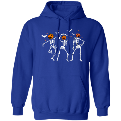 Dancing Skeleton Halloween Shirt, Pumpkin Halloween Sweatshirt, Pumpkin Shirt, Fall Sweatshirt Spooky Season T-Shirt, Fall Shirts Pullover Crewneck Sweatshirt