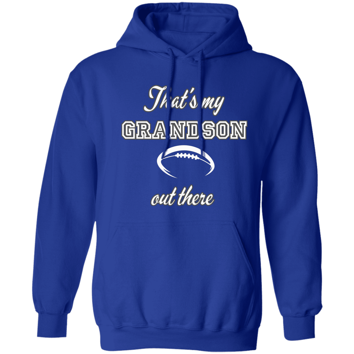 Football Or soccer  Hoodie sweatshirt for grandma ,Grandson Football Hoodie