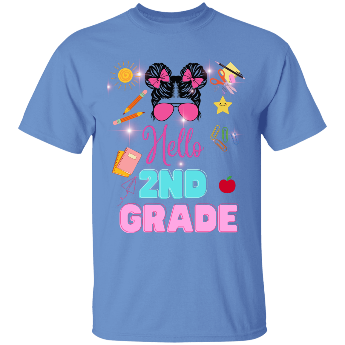 youth Back-to-school graphic tees 100% Cotton T-Shirt