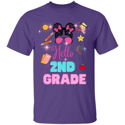 youth Back-to-school graphic tees 100% Cotton T-Shirt