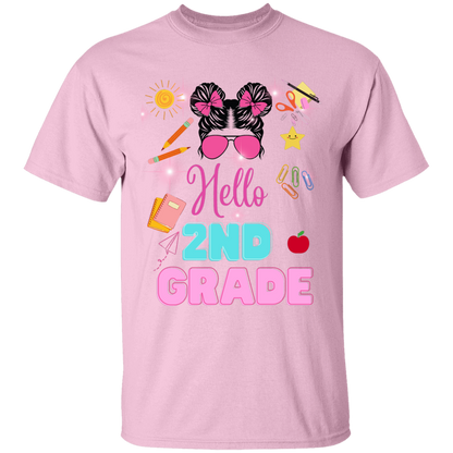 youth Back-to-school graphic tees 100% Cotton T-Shirt