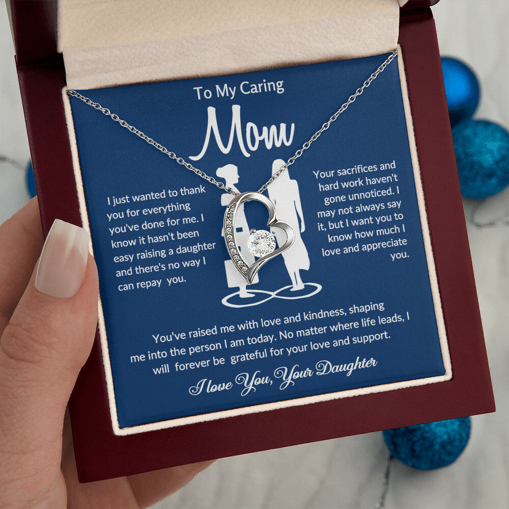 daughter to mom necklace gift for Mother's Day. to my mom necklace gift from daughter