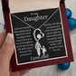 daughter necklace gift