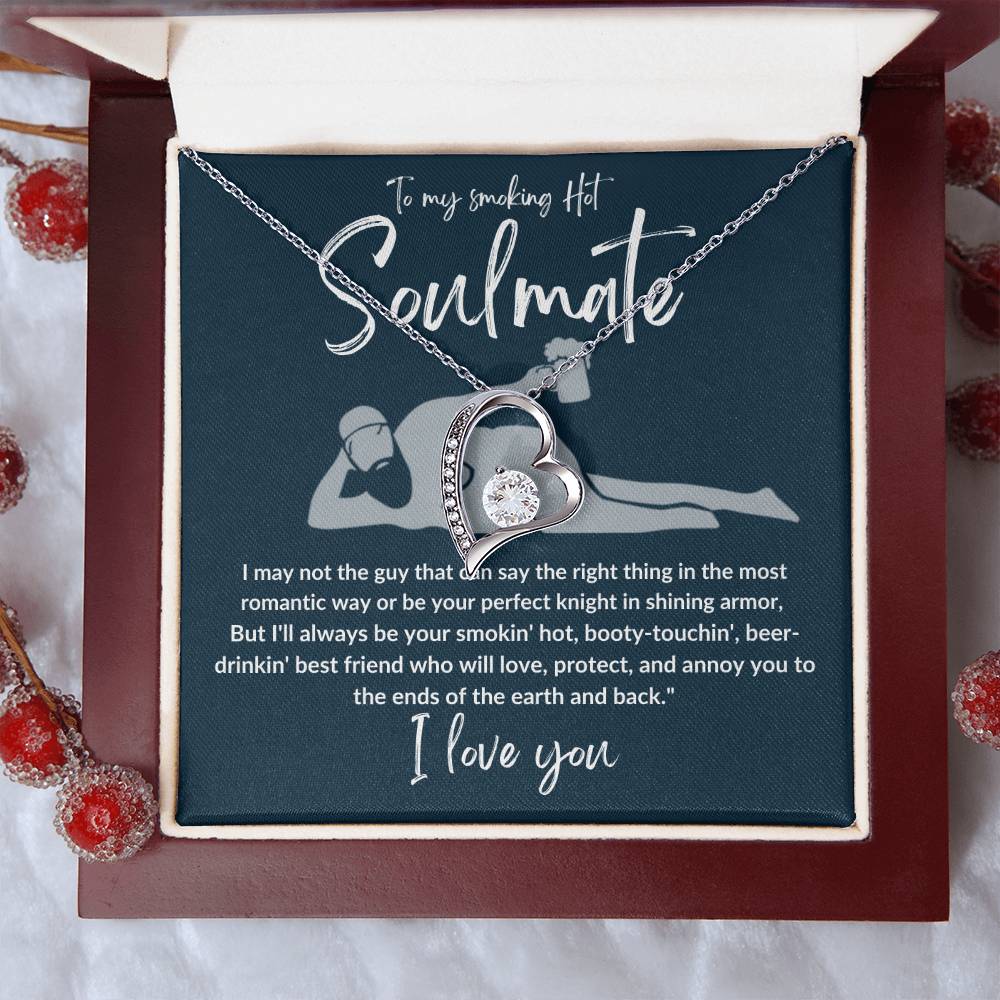 To My Beautiful Soulmate Necklace To My Beautiful Wife Necklace My Future Wife Gift Soulmate Jewelry Forever Love Necklace