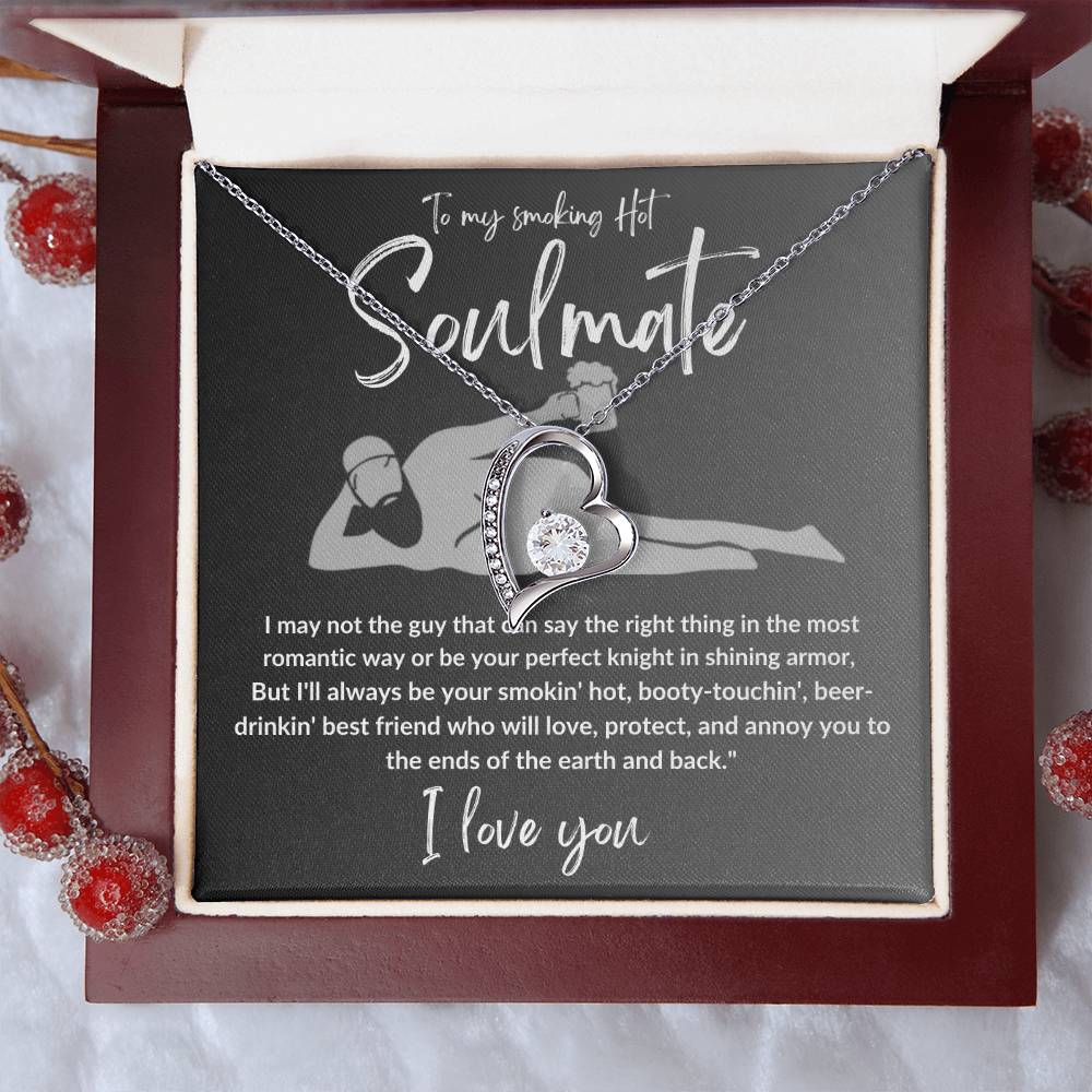 Beautiful Soulmate Necklace To My Beautiful Wife Necklace My Future Wife Gift Soulmate Jewelry Forever Love Necklace