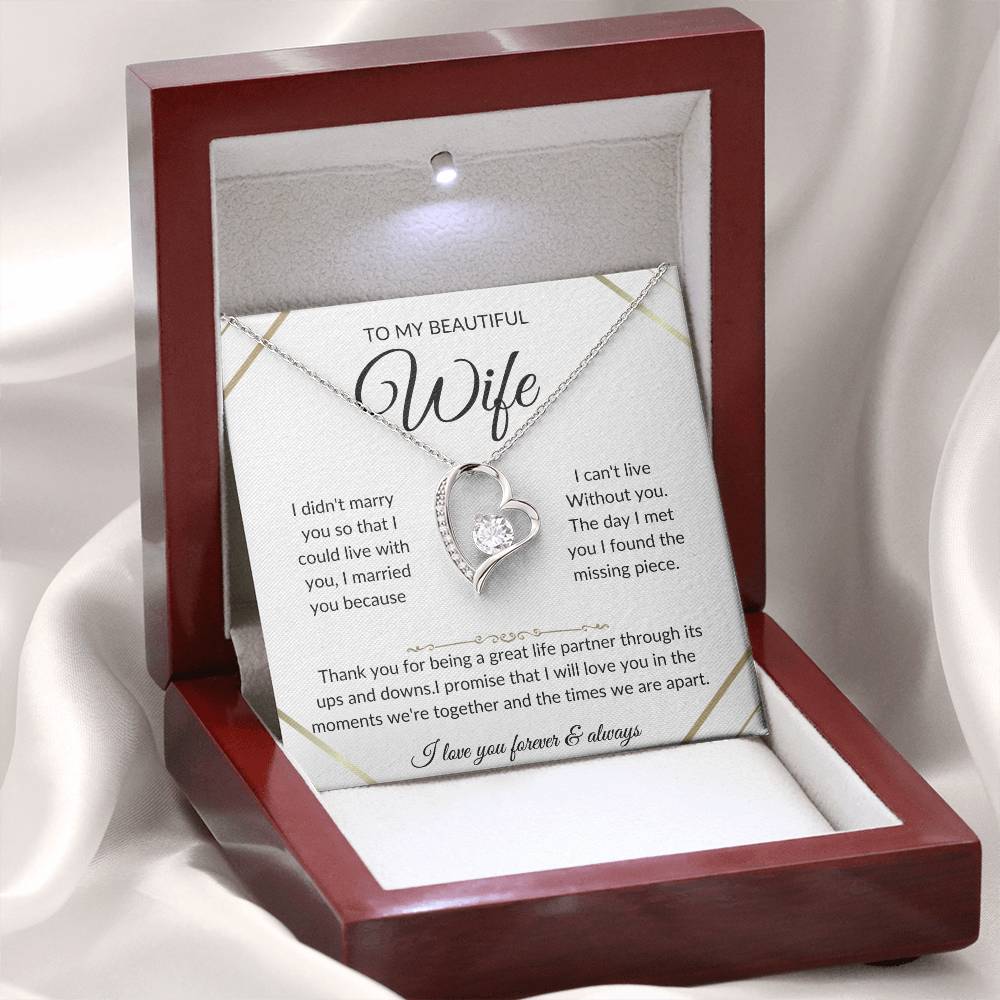 Wife neclace.Beautifyl gift for her.Gift idea for her