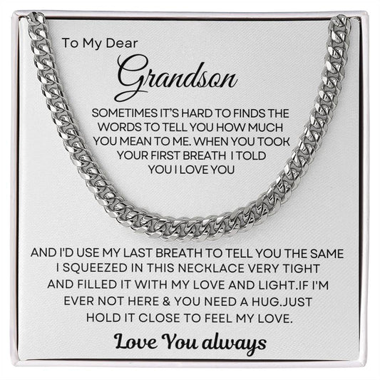 Grandson special gift from grandpa or grandma. Birthday gift idea from grandparents