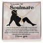 To my soulmate valentine gift for wife,girlfriend,partener  or fiance .unique romantic gift for her