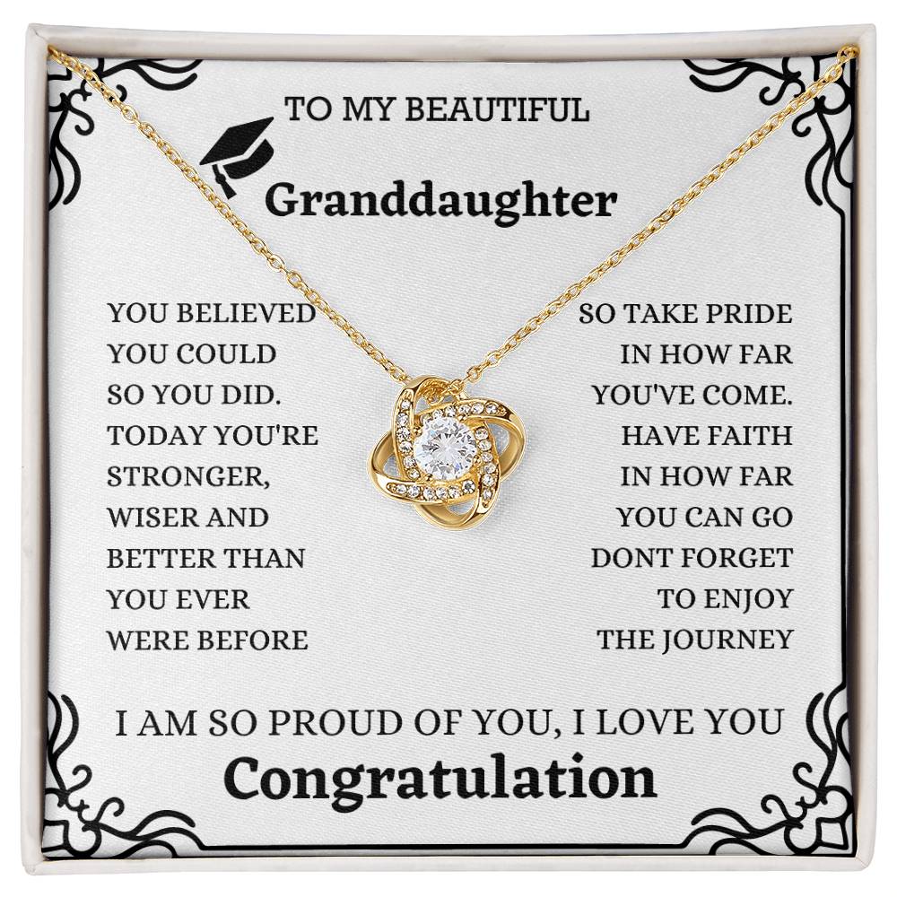 Granddaughter gift from grandpa or grandma, graduation gift for granddaughter