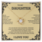 Dughter's Graduation necklace gift from dad or mom. Christmas dughter's gift