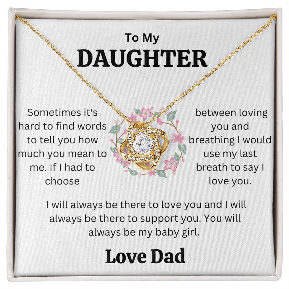 To My Daughter Gifts, Father Daughter Gifts From Dad, To My Daughter Necklace From Dad, To Daughter Gift, Birthday Gift For Daughter From Dad, Dad Daughter Gifts