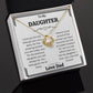 Daughter  gift Necklaces from dad,  Heartfelt Gifts  from dad Birthday christmas gift for daughter
