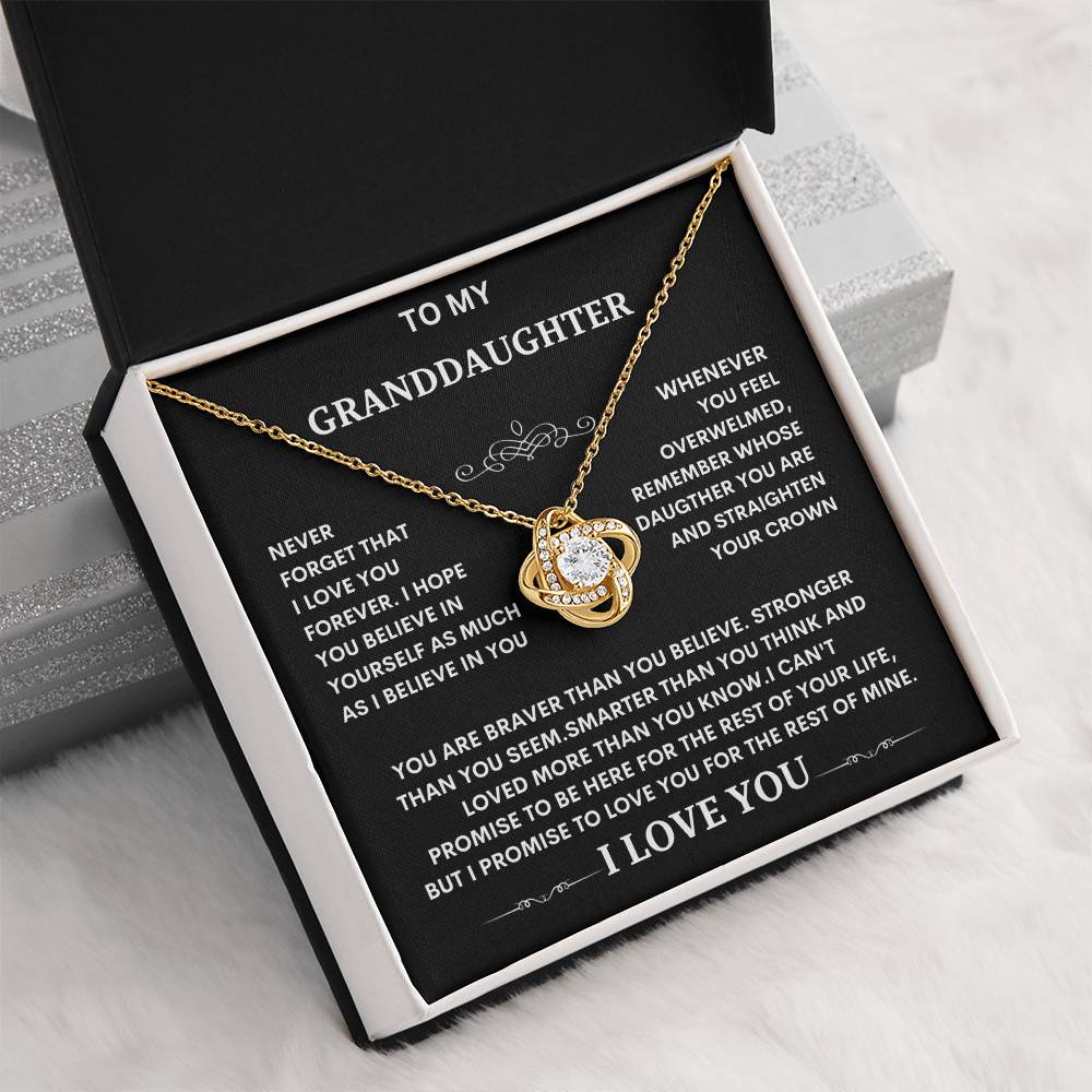 Granddaughter Necklace, Special Gift for Granddaughter. Heartfelt Granddaughter Present. Cherished Granddaughter Keepsake