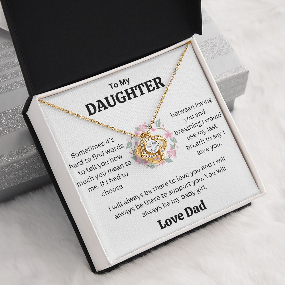 To My Daughter Gifts, Father Daughter Gifts From Dad, To My Daughter Necklace From Dad, To Daughter Gift, Birthday Gift For Daughter From Dad, Dad Daughter Gifts