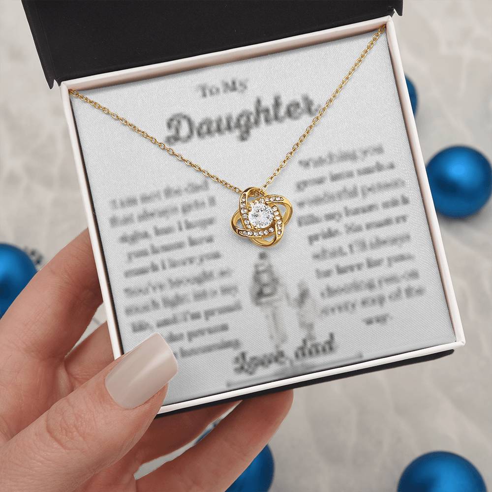 Daughter necklace from dad ,Father to daughter gift,Dad to daughter jewelry, Sentimental daughter necklace, Daughter keepsake necklace from father