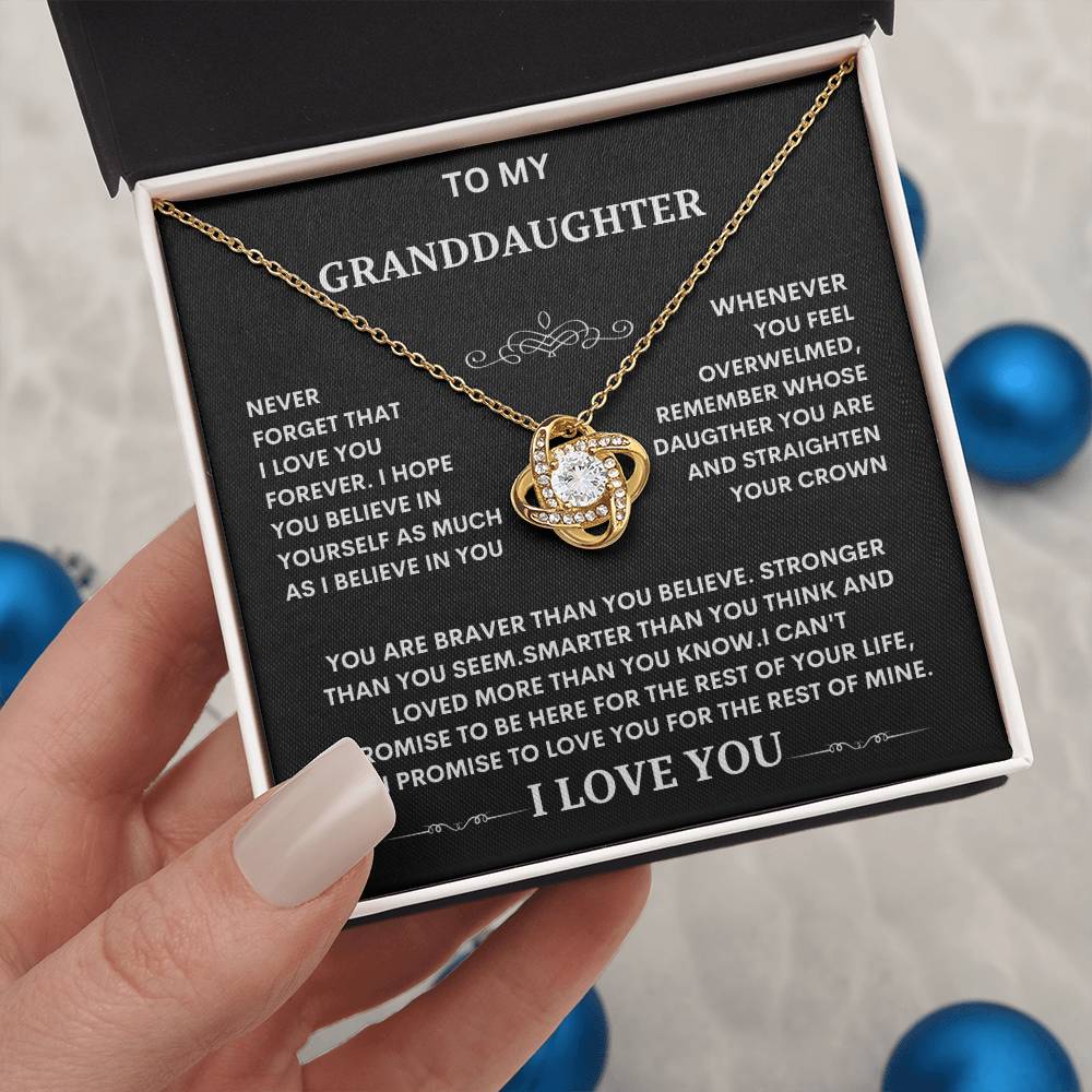 Granddaughter Necklace, Special Gift for Granddaughter. Heartfelt Granddaughter Present. Cherished Granddaughter Keepsake