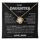 To My Daughter Necklace Gift for Daughter from Dad or mom Daughter Father Necklace gift