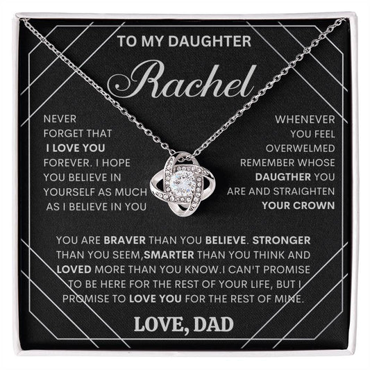 To my daughter necklace goft from dad graduation gift for daughter