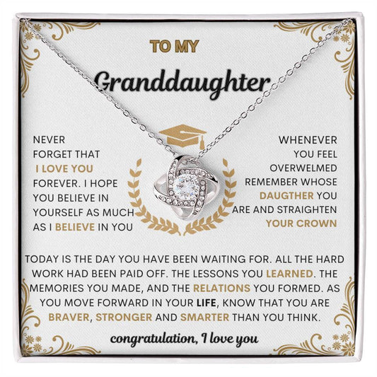 Granddaughter graduation  Gift promotion birthday  Necklace  from Grandparent