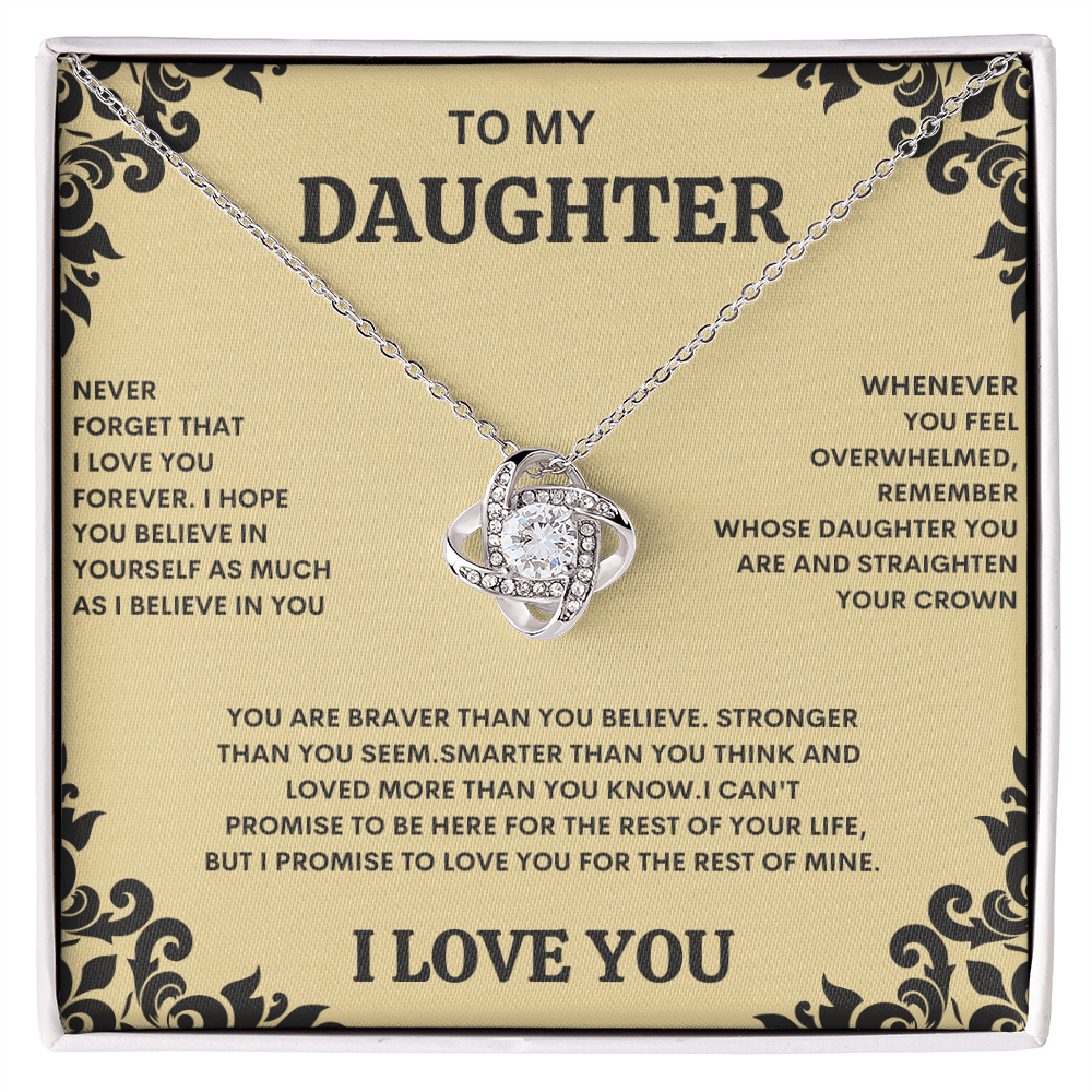 Dughter's Graduation necklace gift from dad or mom. Christmas dughter's gift