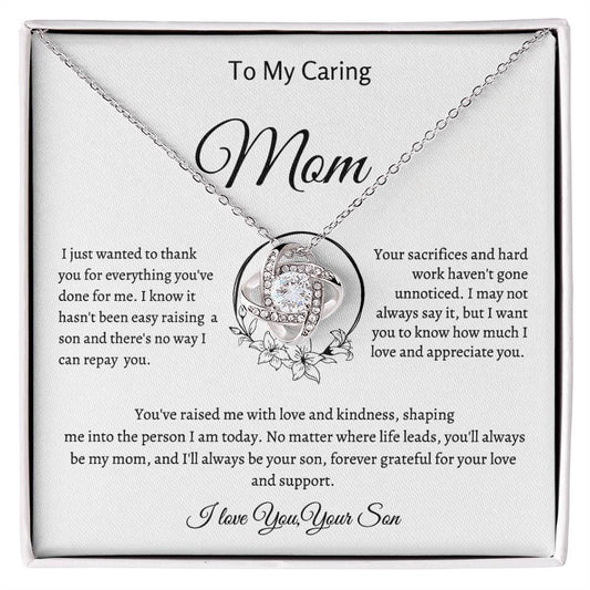 Gift For Mom From Son, Mother's Day Necklace, Mom Christmas Gift, Mom Birthday Gift, Mom Necklace, Unique Mothers Day Gift Ideas