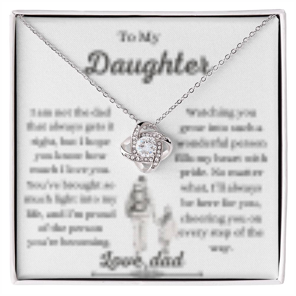 Daughter necklace from dad ,Father to daughter gift,Dad to daughter jewelry, Sentimental daughter necklace, Daughter keepsake necklace from father