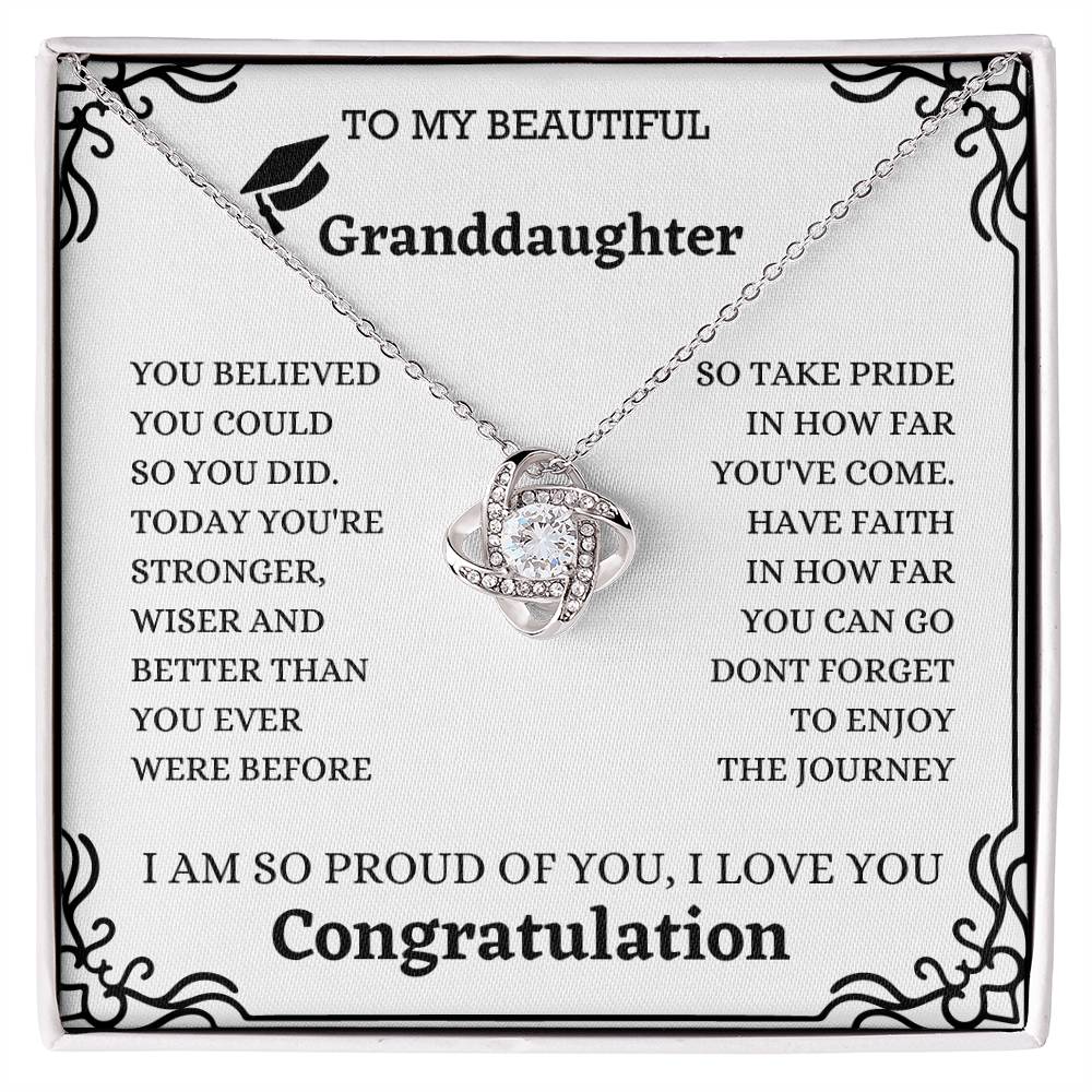 Granddaughter gift from grandpa or grandma, graduation gift for granddaughter