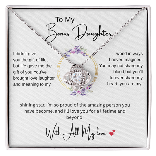 Bonus Daughter Jewelry Gift from Stepmom/Stepdad
