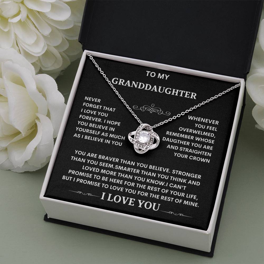 Granddaughter Necklace, Special Gift for Granddaughter. Heartfelt Granddaughter Present. Cherished Granddaughter Keepsake