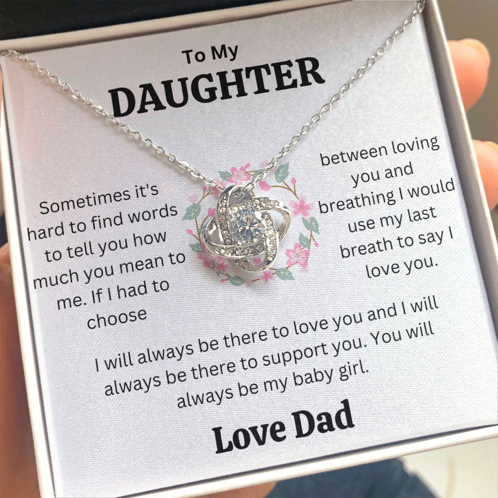 To My Daughter Gifts, Father Daughter Gifts From Dad, To My Daughter Necklace From Dad, To Daughter Gift, Birthday Gift For Daughter From Dad, Dad Daughter Gifts