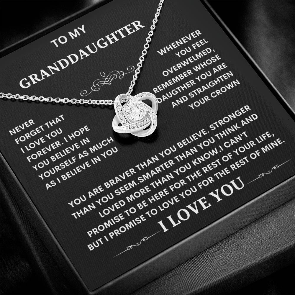 Granddaughter Necklace, Special Gift for Granddaughter. Heartfelt Granddaughter Present. Cherished Granddaughter Keepsake