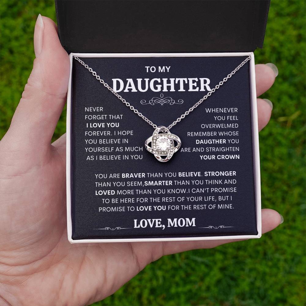 To My Daughter Necklace Gift for Daughter from Dad or mom Daughter Father Necklace gift
