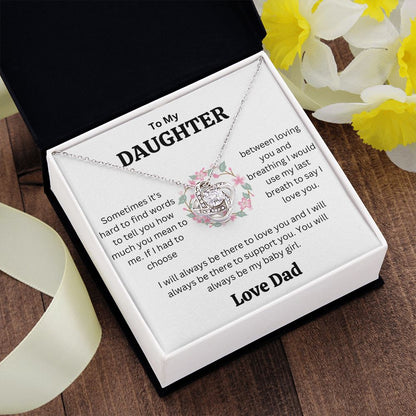 To My Daughter Gifts, Father Daughter Gifts From Dad, To My Daughter Necklace From Dad, To Daughter Gift, Birthday Gift For Daughter From Dad, Dad Daughter Gifts