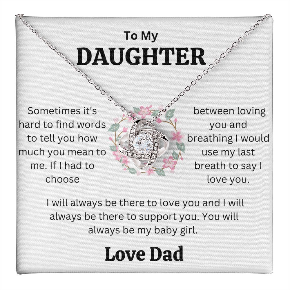 To My Daughter Gifts, Father Daughter Gifts From Dad, To My Daughter Necklace From Dad, To Daughter Gift, Birthday Gift For Daughter From Dad, Dad Daughter Gifts