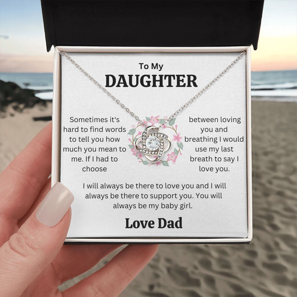 To My Daughter Gifts, Father Daughter Gifts From Dad, To My Daughter Necklace From Dad, To Daughter Gift, Birthday Gift For Daughter From Dad, Dad Daughter Gifts