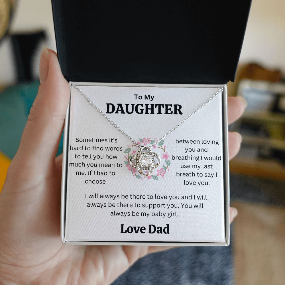 To My Daughter Gifts, Father Daughter Gifts From Dad, To My Daughter Necklace From Dad, To Daughter Gift, Birthday Gift For Daughter From Dad, Dad Daughter Gifts