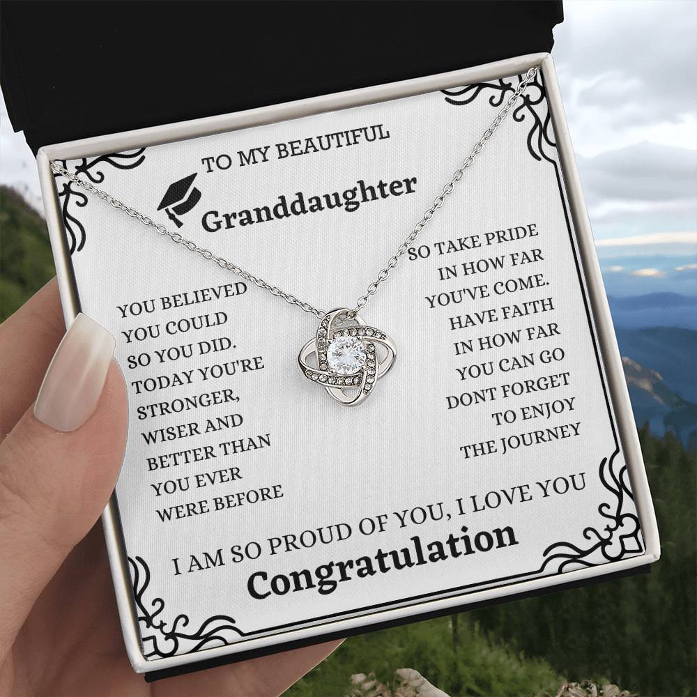 Granddaughter gift from grandpa or grandma, graduation gift for granddaughter