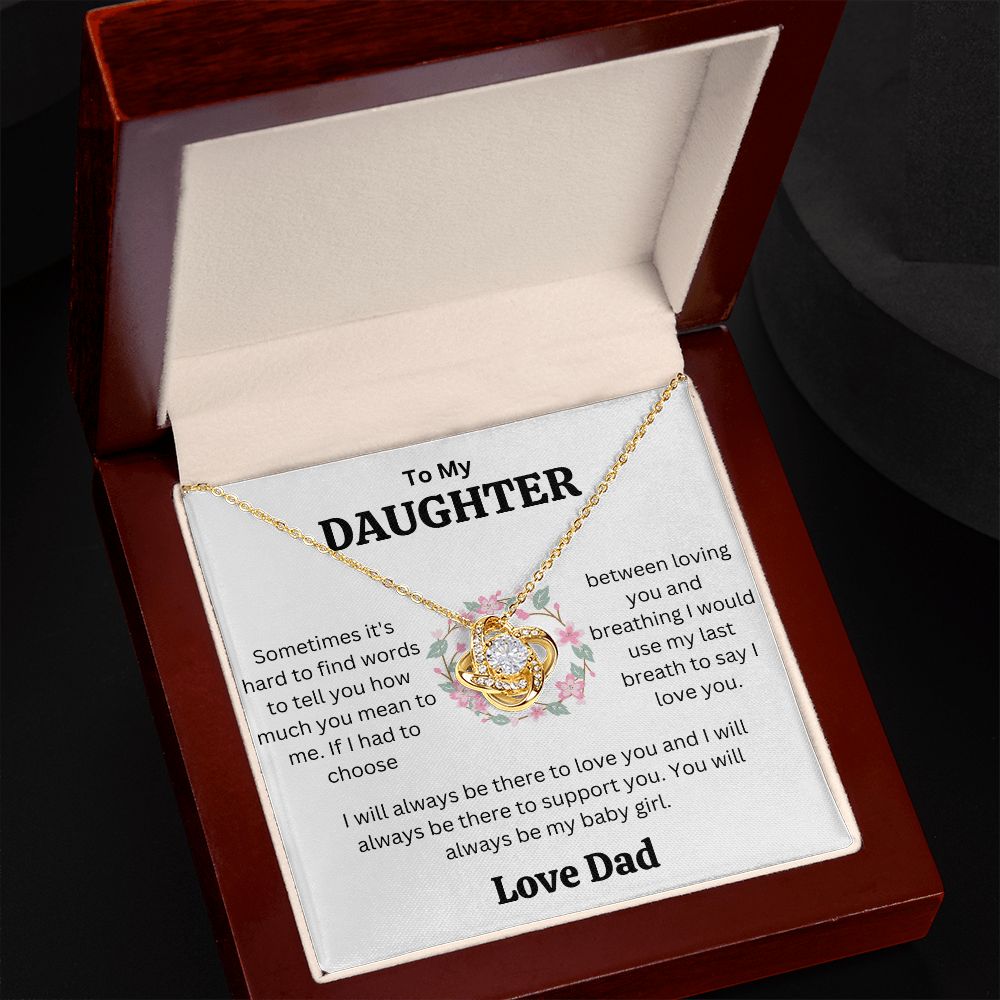 To My Daughter Gifts, Father Daughter Gifts From Dad, To My Daughter Necklace From Dad, To Daughter Gift, Birthday Gift For Daughter From Dad, Dad Daughter Gifts