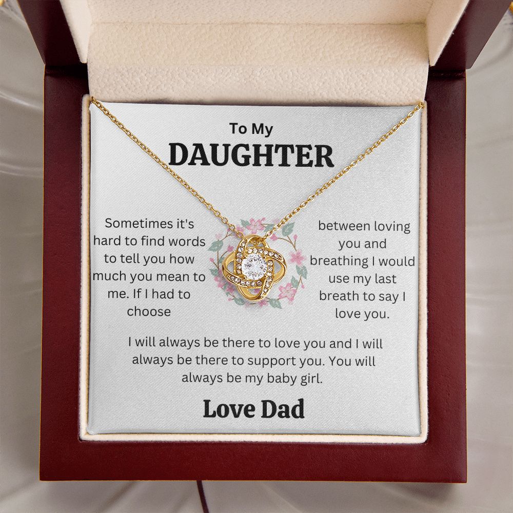 To My Daughter Gifts, Father Daughter Gifts From Dad, To My Daughter Necklace From Dad, To Daughter Gift, Birthday Gift For Daughter From Dad, Dad Daughter Gifts