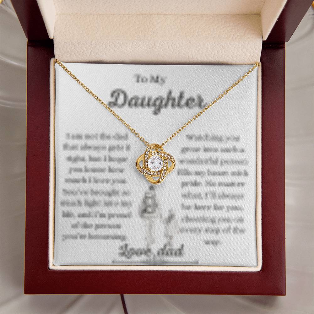 Daughter necklace from dad ,Father to daughter gift,Dad to daughter jewelry, Sentimental daughter necklace, Daughter keepsake necklace from father