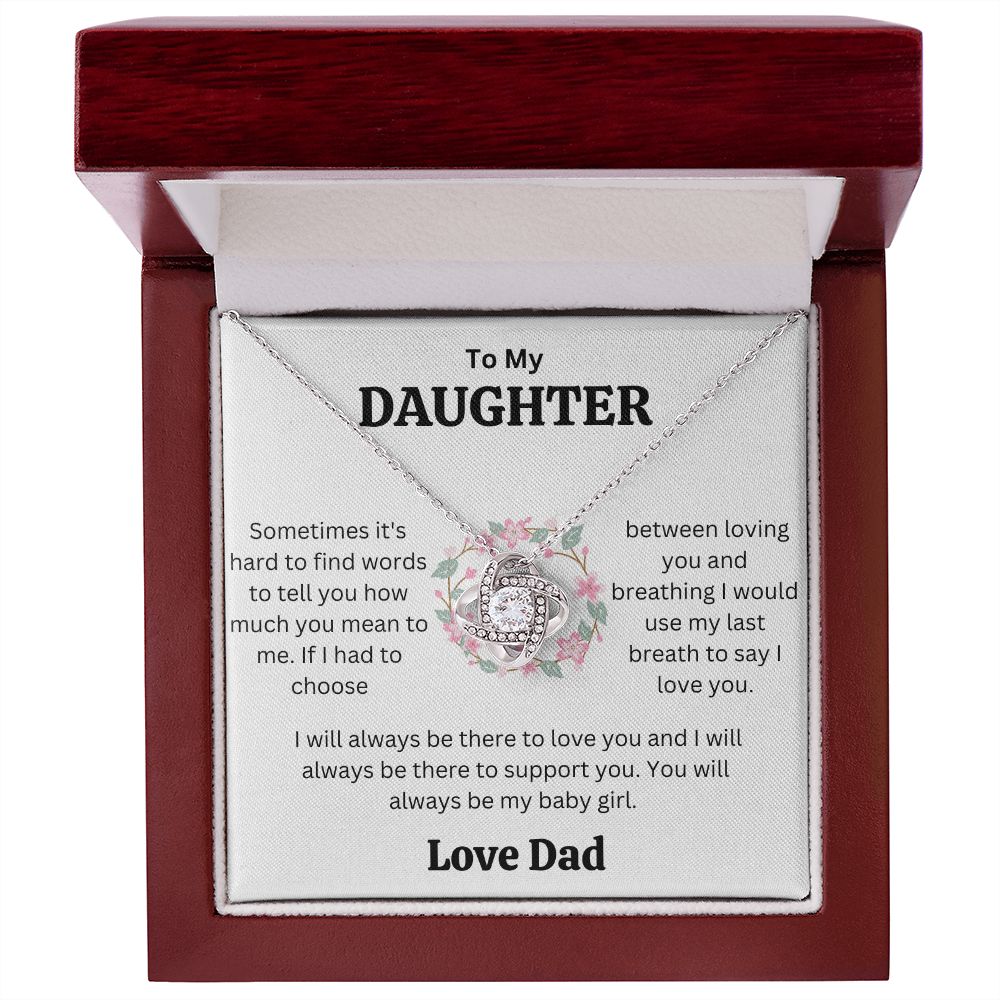 To My Daughter Gifts, Father Daughter Gifts From Dad, To My Daughter Necklace From Dad, To Daughter Gift, Birthday Gift For Daughter From Dad, Dad Daughter Gifts