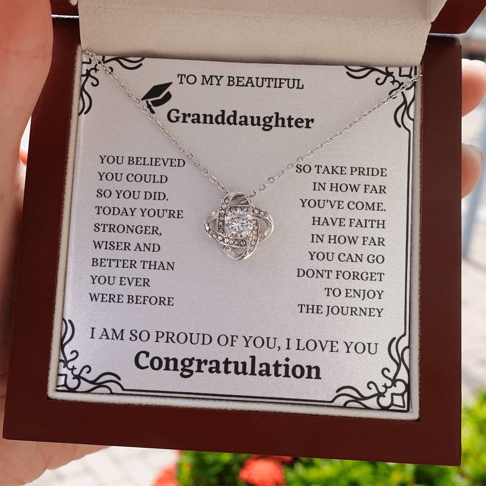 Granddaughter gift from grandpa or grandma, graduation gift for granddaughter