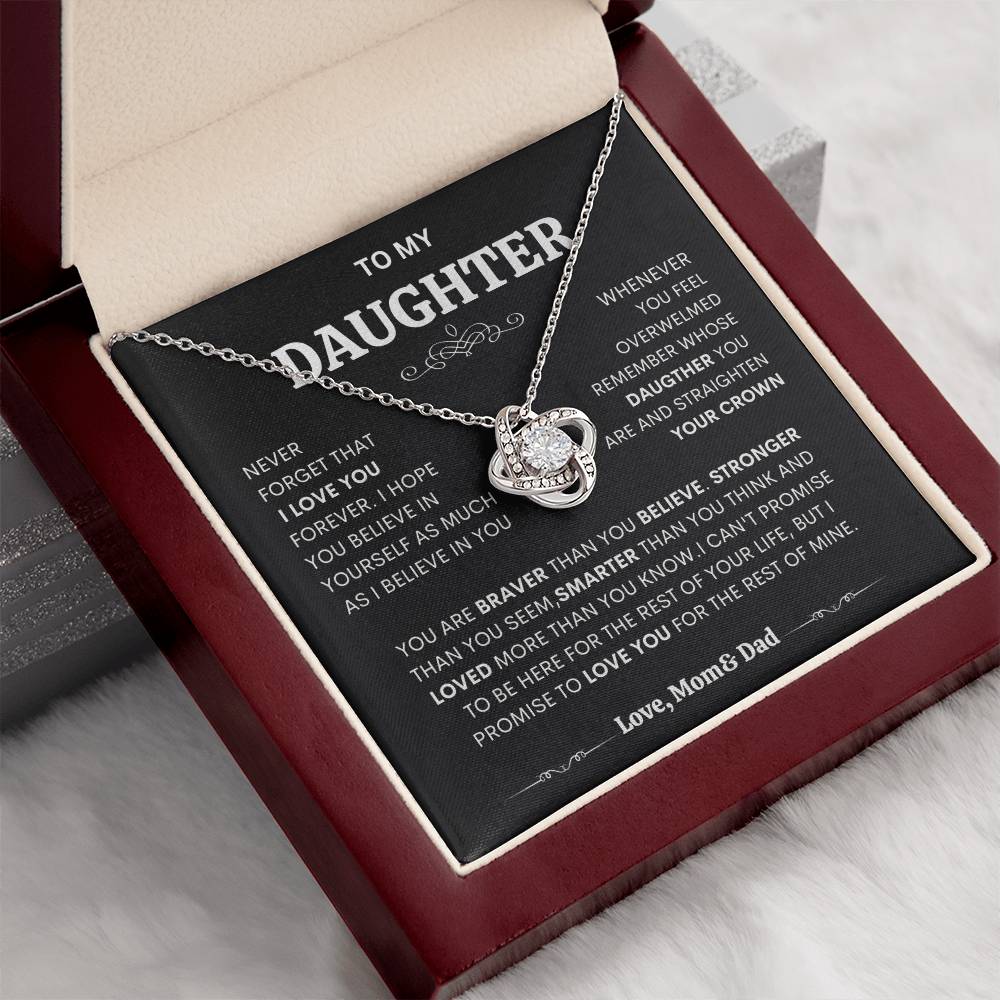 Daughter gift necklace, Sentimental jewelry for daughter, Necklace for daughter from mom, Personalized daughter necklace, Necklace for daughter's birthday" "Mother-daughter jewelry" "Daughter heart necklace