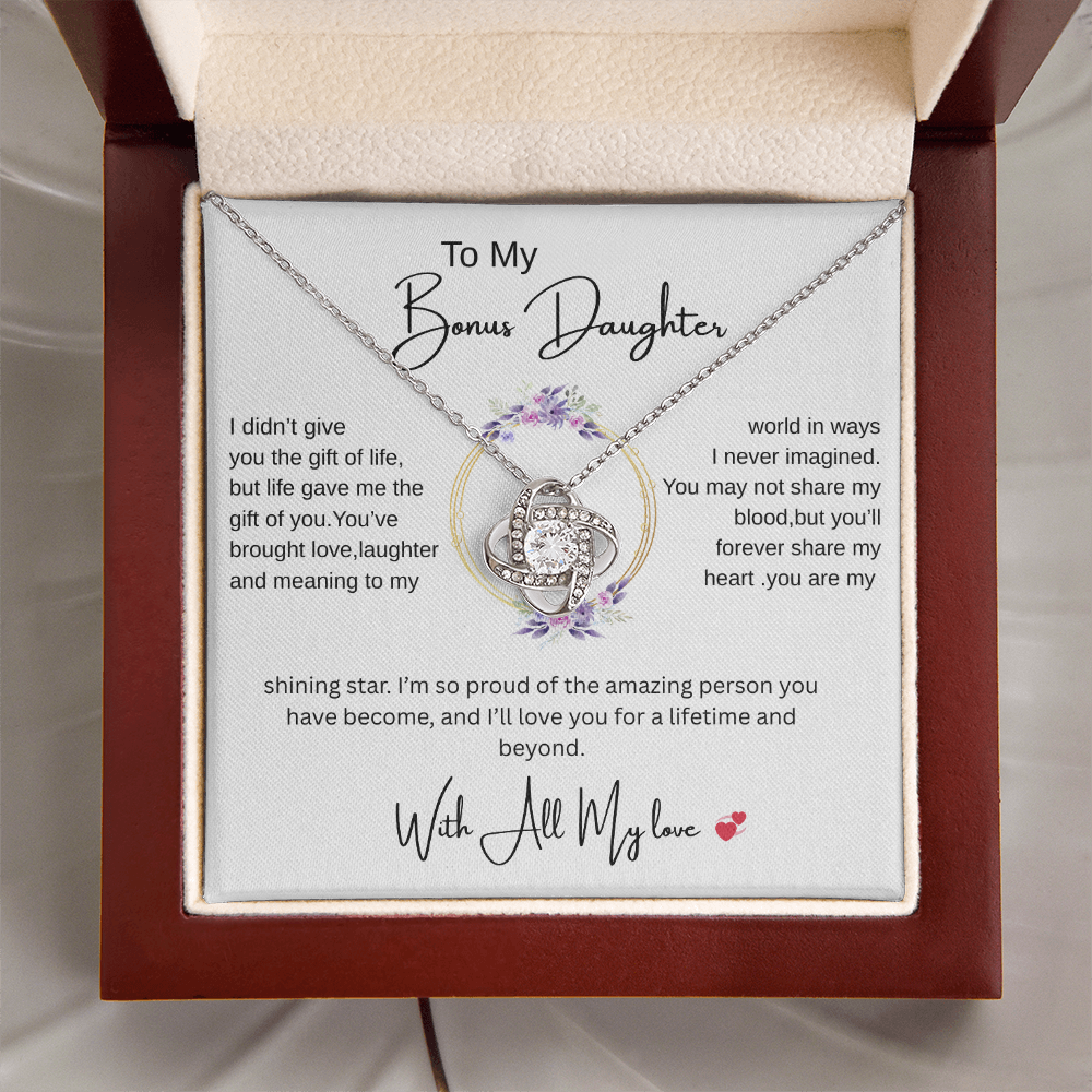 Bonus Daughter Jewelry Gift from Stepmom/Stepdad