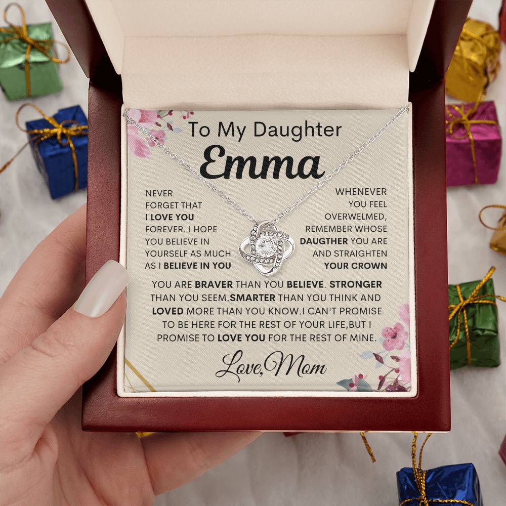 to my daughters necklace gift from mom, birthday, Christmas present for her