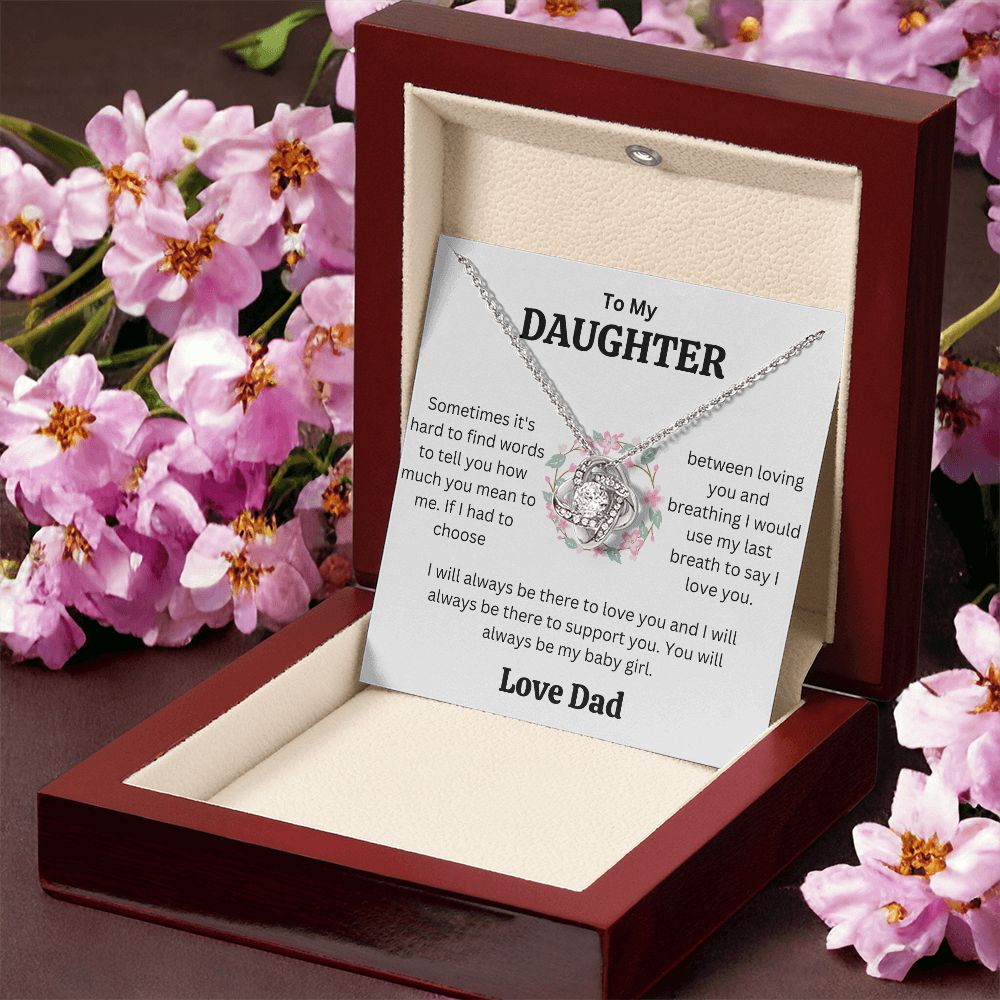 To My Daughter Gifts, Father Daughter Gifts From Dad, To My Daughter Necklace From Dad, To Daughter Gift, Birthday Gift For Daughter From Dad, Dad Daughter Gifts