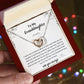 Granddaughter necklace gift from grandpa grandma Christmas birthday gift for granddaughter